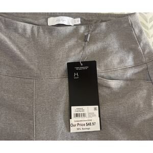 Lady Hagan Performance Golf Pants Sculpt Heather Gray Medium Pockets Casual $70
